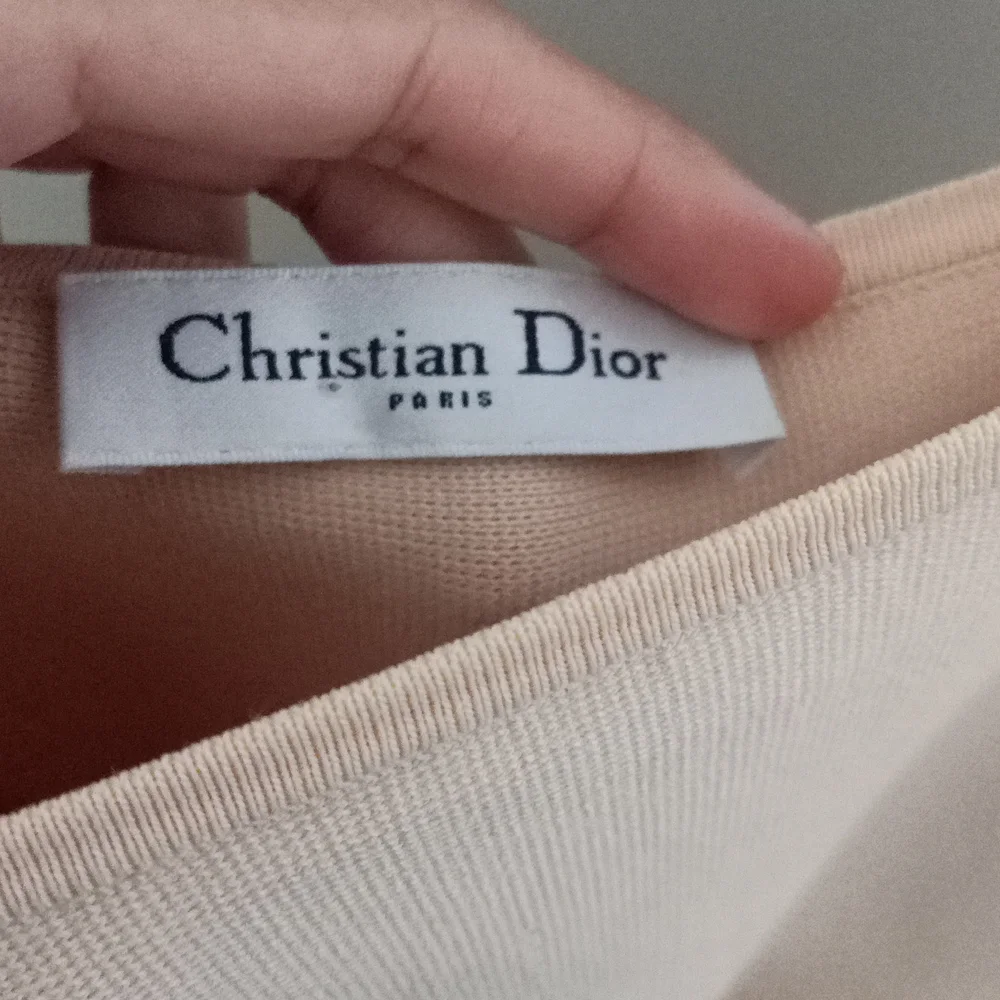 A line Dior dress in beige - Picture 2 of 4